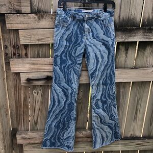 Wide leg Blue Jeans Girls Size 14